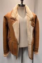 Heren lammy coat - maat M - lamsleer en lamsvacht, Ophalen of Verzenden, Zo goed als nieuw, Maat 48/50 (M), Bruin