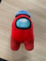 Among Us Knuffel met Blauw Hoedje, Ophalen of Verzenden, Zo goed als nieuw