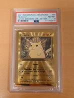 Gold Pikachu Celebrations | PSA 8, Hobby en Vrije tijd, Verzamelkaartspellen | Pokémon, Ophalen of Verzenden, Nieuw, Losse kaart