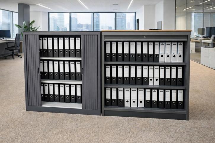 archiefkast/roldeurkasten/kantoorkasten/opbergkast  €79,-, Huis en Inrichting, Kasten | Roldeurkasten en Archiefkasten, Gebruikt