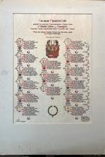 Wilhelmus Calligrafie Schilderij, Antiek en Kunst, Ophalen of Verzenden