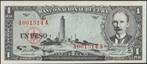 Cuba 1 peso 1956 aUNC p.87a (# 182), Postzegels en Munten, Bankbiljetten | Amerika, Verzenden, Midden-Amerika, Los biljet
