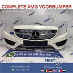W205 C43 AMG Voorbumper COMPLEET Mercedes C Klasse 43 bumper, Auto-onderdelen, Gebruikt, -, Voor, Ophalen of Verzenden