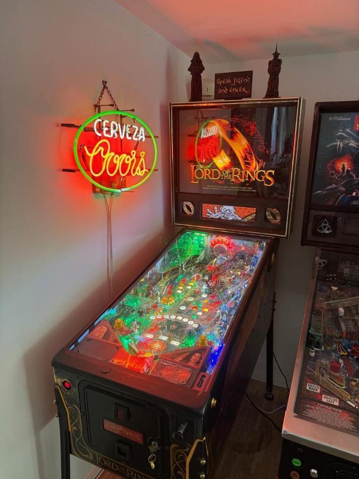 Flipperkast Lord of the Rings, Verzamelen, Automaten | Flipperkasten, Zo goed als nieuw, Dot-matrix, Flipperkast, Stern, Ophalen