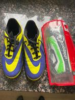 Nike voetbalschoenen mt 38,5 en beschermers M groen/wit zgan, Ophalen of Verzenden, Zo goed als nieuw, Schoenen
