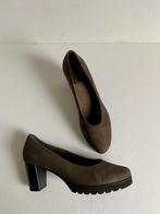 H941 Gabor maat 38,5=5,5 pumps schoenen hak bruin, Bruin, Gabor, Ophalen of Verzenden, Zo goed als nieuw