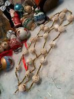 #kerst antieke kralenketting quirlander honeycomb, Diversen, Kerst, Gebruikt, T, Ophalen of Verzenden, N