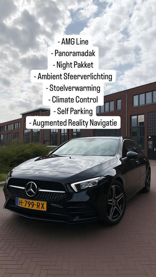 Mercedes-Benz A200 | AMG-Line / Pano / Sfeer / Bomvol Opties, Auto's, Mercedes-Benz, Particulier, A-Klasse, ABS, Achteruitrijcamera