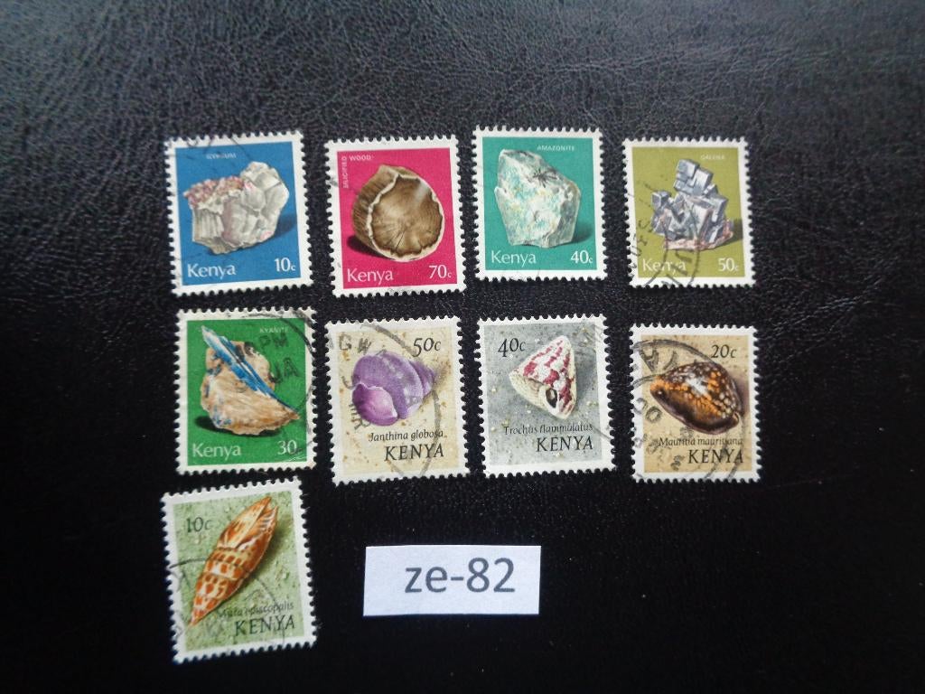 kenia - diverse (ze-82), Ophalen of Verzenden, Overige landen, Gestempeld
