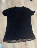 Jurk jurkje zwart zwarte broderie tuniek 54 ?, Verzenden, Gedragen, Zwart, Jurk