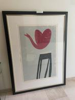 Grote zeefdruk Klaas Gubbels, Antiek en Kunst, Kunst | Litho's en Zeefdrukken, Ophalen