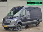 Mercedes Sprinter 319 CDI Automaat 4x4 L3H2 Blauw Metallic L, Auto's, Automaat, Stof, Euro 6, 2000 kg