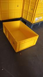 Gebruikte Bakken Goed stapelbaar Geel afm. 60x40x22cm, Ophalen, Gebruikt