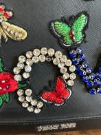 DENNY ROSE vegan leather tas met versiersels, Italie, -, Verzenden, Zwart