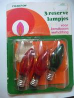 3 Gekleurde REACTOR reserve Kerstboomlampjes  14Volt 3 Watt, Ophalen of Verzenden, Nieuw