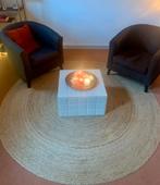 Juten vloerkleed rond 200cm, Huis en Inrichting, Ophalen, Gebruikt, Rond, 200 cm of meer