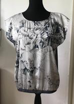 GEISHA grijze top met bloemenprint M, Maat 38/40 (M), Geisha, Ophalen of Verzenden, Zo goed als nieuw