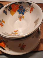 twee kop en schotels, Mosa Eikenblad, Ophalen of Verzenden