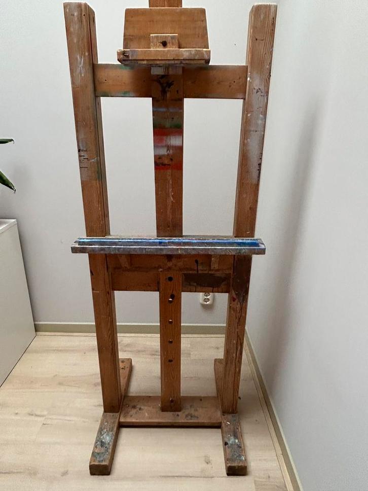 Ezel zware kwaliteit! Mesdag schildersezel, Hobby en Vrije tijd, Schilderen, Gebruikt, Ezel, Ophalen