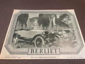 Berliet Advertenties - Vintage Frans Automerk beschikbaar voor biedingen