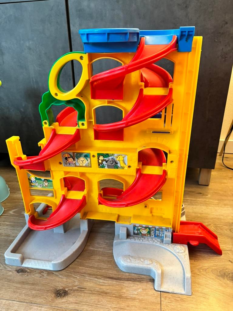 Fisher Price garage Little People, Kinderen en Baby's, Speelgoed | Fisher-Price, Ophalen, Zo goed als nieuw, Speelset