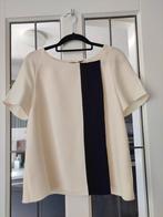 Natan Blouse Wit/Donkerblauw Maat 38, Maat 38/40 (M), Wit, Ophalen of Verzenden, Zo goed als nieuw