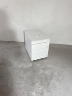 Gispen ladeblok met drie lades. Met sleutels. WIT, Huis en Inrichting, Kasten | Ladekasten, Ophalen, Minder dan 50 cm, Gebruikt