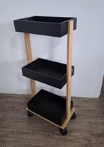 Nieuw Trolley 18,5 x 32 x 70 cm bamboe, Ophalen, Nieuw, 50 tot 100 cm, Minder dan 100 cm