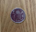 Munt 1 gulden 2001 met portret koninging Beatrix Nederland, Ophalen of Verzenden, Koningin Beatrix, 1 gulden, Losse munt