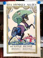 Les Hymnes Alliés Hymne Russe 1916 1/1000 ex Robert Bonfils, Antiek en Kunst, Ophalen of Verzenden