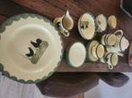 Servies zeller keramik kip haan, Huis en Inrichting, Keuken | Servies, Ophalen, Zo goed als nieuw, Overige stijlen, Porselein