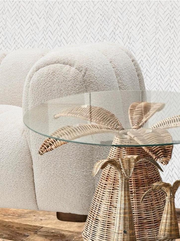 Rivièra maison palmboom tafel 70*42cm, Huis en Inrichting, Tafels | Bijzettafels, Ophalen