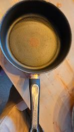 Tefal Hapjespan - Gebruikt, Huis en Inrichting, Keuken | Potten en Pannen, Gebruikt, Aluminium, Ophalen of Verzenden, Keramische plaat