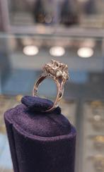 Wit goud ring 14k  met 1.4 ct Diamant vs, Nieuw, Ophalen of Verzenden, 17 tot 18, Dame