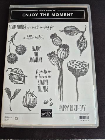 Stampin Up stempelset Enjoy the Moment beschikbaar voor biedingen