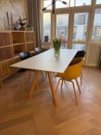 HAY design eettafel met stoelen, Huis en Inrichting, Ophalen, Gebruikt, 200 cm of meer, 50 tot 100 cm