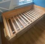 Houten Bed steigerhout OERDEGELIJK 90/200 cm GRATIS MATRAS, Huis en Inrichting, Ophalen, Gebruikt, 90 cm, Eenpersoons