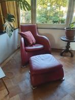 Rode design Montis Loge fauteuil, Huis en Inrichting, Gebruikt, Leer, Ophalen