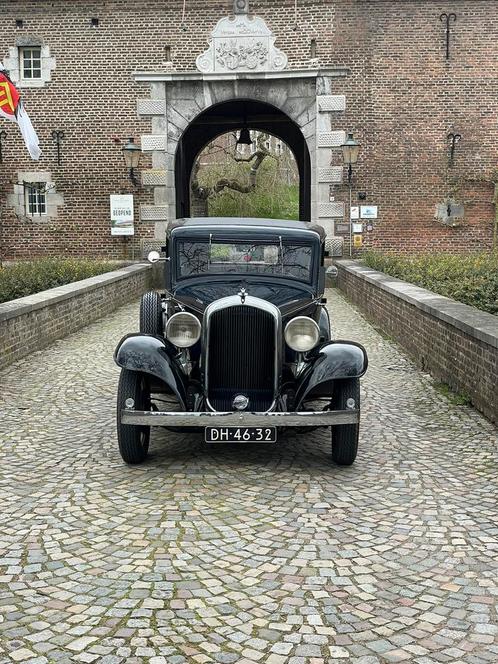 Plymouth 1932   2 deurs sedan, Auto's, Oldtimers, Particulier, Benzine, Sedan, Handgeschakeld, Blauw, Beige, Stof, Ophalen
