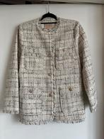 Josh V Carolien Bouclé Blazer maat M, Maat 38/40 (M), Wit, Ophalen of Verzenden, Zo goed als nieuw