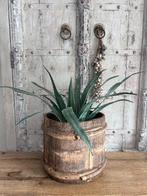 Oude Chinese melk trog - houten bak - plantenbak, Ophalen of Verzenden, Hout
