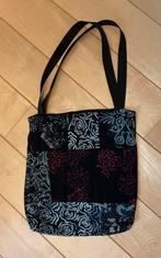 Batik patchwork tas/ tote bag, Ophalen of Verzenden, Nieuw, Zwart