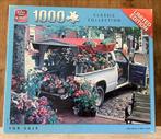 King puzzel bloemenauto (for sale), 1000 stukjes, Ophalen of Verzenden, Gebruikt, Legpuzzel