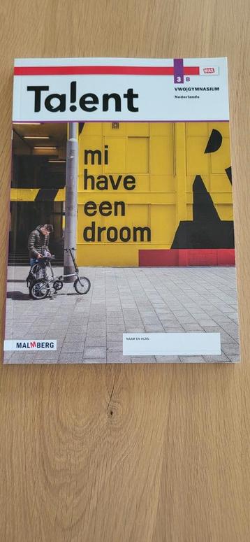 Talent Nederlands VWO 3B - Leerboek beschikbaar voor biedingen