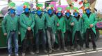 slipjassen heren groen, Carnaval, Overige maten, Ophalen of Verzenden, Kleding