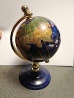 PRACHTIGE GLOBE LAPIS LAZULI STIJL GEMSTONE EDELSTENEN 14 CM, Huis en Inrichting, Woonaccessoires | Wereldbollen, Ophalen of Verzenden