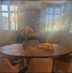 Mooie ovale eettafel - 2 meter breed, Huis en Inrichting, Tafels | Eettafels, Gebruikt, Eikenhout, 200 cm of meer, Vijf personen of meer