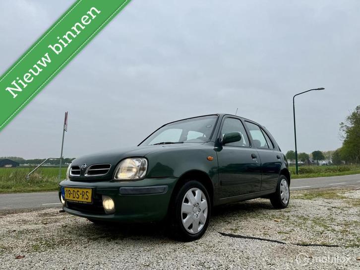 Nissan Micra 1.3 SE, Airco, Lage km, APK Sep 2026, NAP, Auto's, Nissan, Bedrijf, Te koop, Micra, Airbags, Airconditioning, Alarm