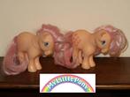 set: 2x Peachy 1982, Italy variant I, G1 vintage MLP Hasbro, Verzenden, Gebruikt
