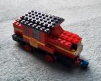 Lego trein 12 Volt blauwe rails locomotief (set 723), Ophalen of Verzenden, Gebruikt, Complete set, Lego